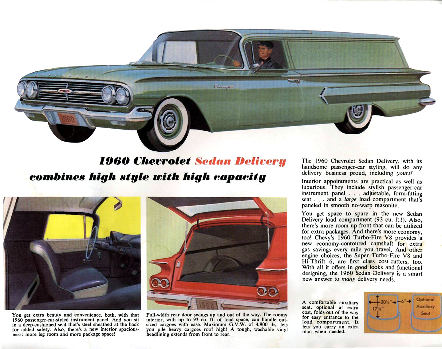 1960 Chevrolet El Camino Brochure Page 3